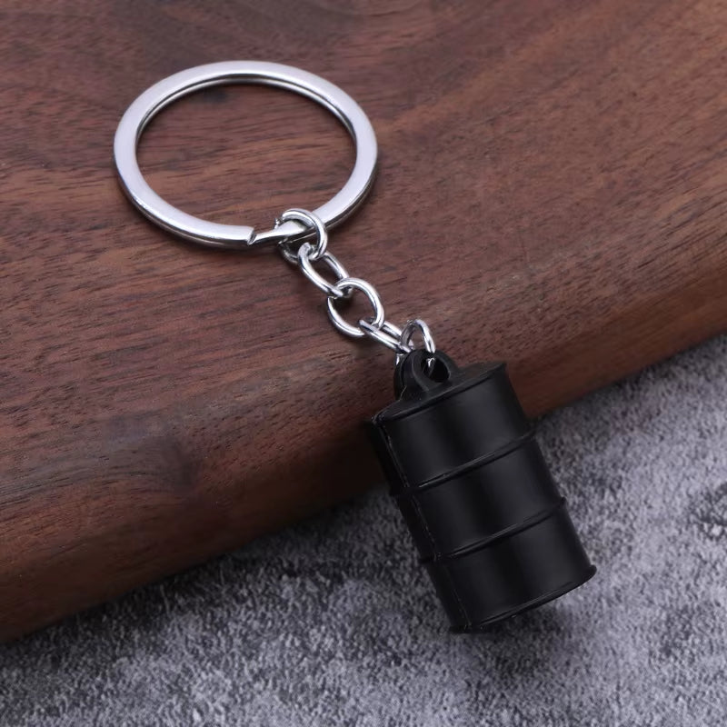 Gearhead's Passion Keychain – Turbo Gearbox & Brake Disc Design, Premium Zinc Alloy, Car Enthusiast's Must-Have Accessory