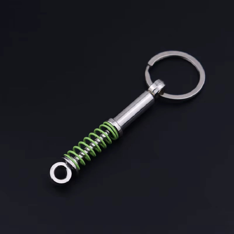 Gearhead's Passion Keychain – Turbo Gearbox & Brake Disc Design, Premium Zinc Alloy, Car Enthusiast's Must-Have Accessory