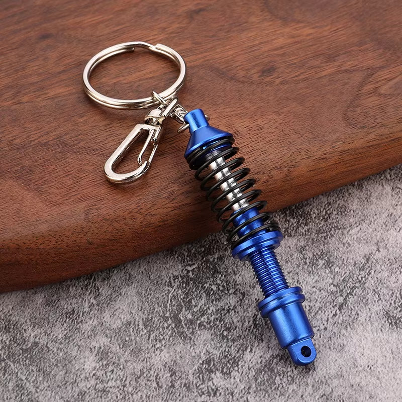 Gearhead's Passion Keychain – Turbo Gearbox & Brake Disc Design, Premium Zinc Alloy, Car Enthusiast's Must-Have Accessory