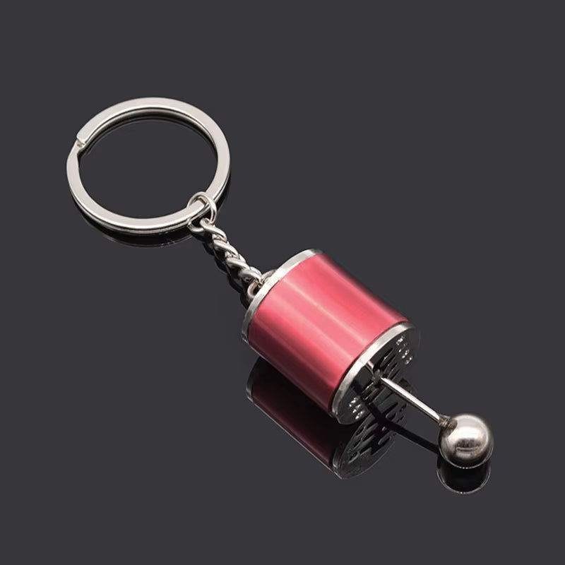 Gearhead's Passion Keychain – Turbo Gearbox & Brake Disc Design, Premium Zinc Alloy, Car Enthusiast's Must-Have Accessory