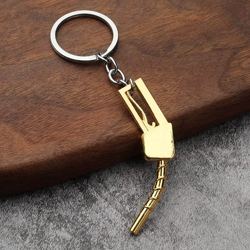 Gearhead's Passion Keychain – Turbo Gearbox & Brake Disc Design, Premium Zinc Alloy, Car Enthusiast's Must-Have Accessory