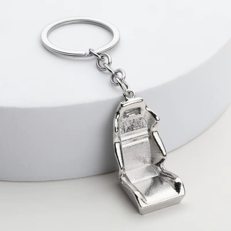 Gearhead's Passion Keychain – Turbo Gearbox & Brake Disc Design, Premium Zinc Alloy, Car Enthusiast's Must-Have Accessory