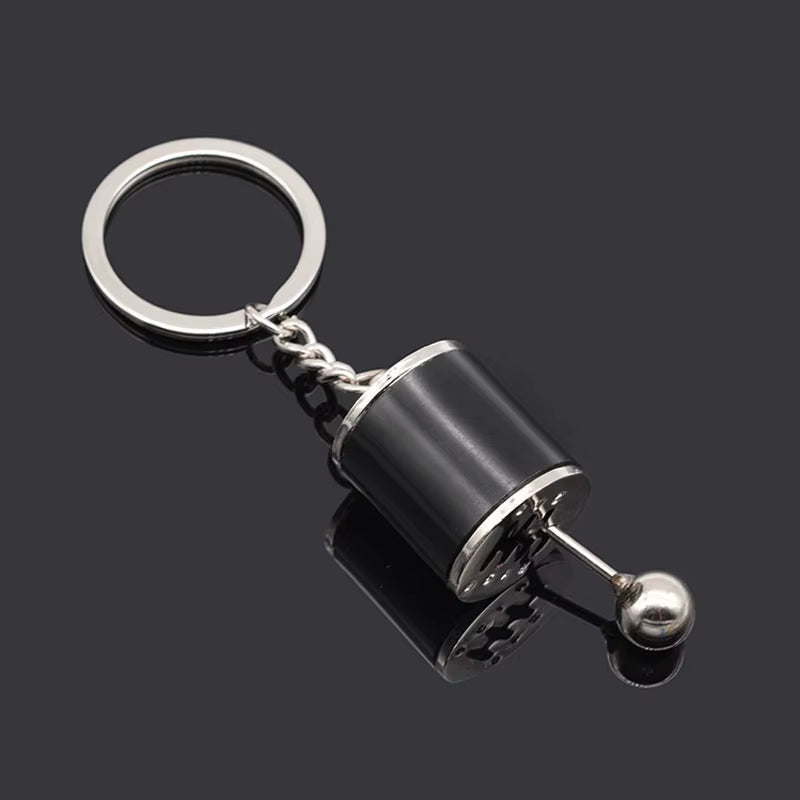 Gearhead's Passion Keychain – Turbo Gearbox & Brake Disc Design, Premium Zinc Alloy, Car Enthusiast's Must-Have Accessory