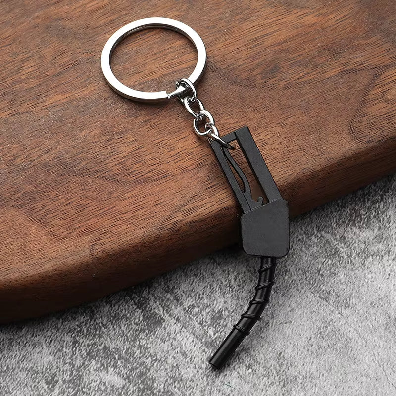 Gearhead's Passion Keychain – Turbo Gearbox & Brake Disc Design, Premium Zinc Alloy, Car Enthusiast's Must-Have Accessory