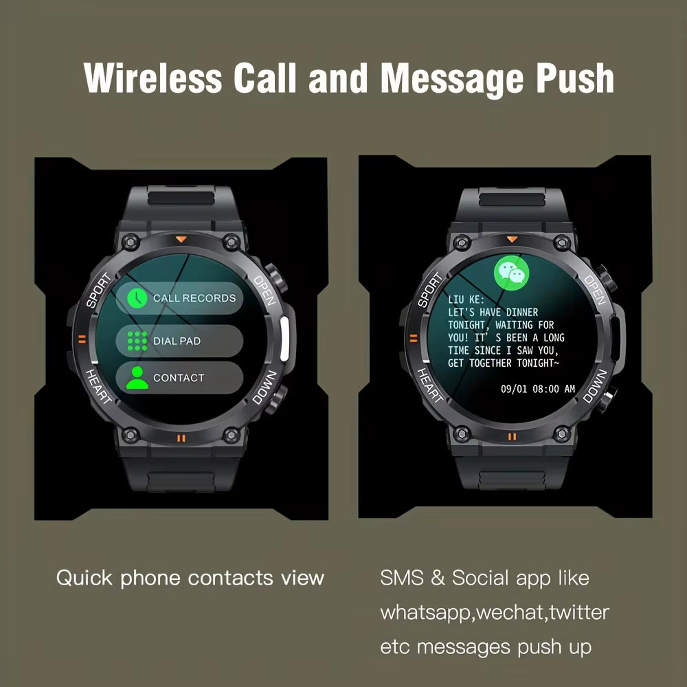 K56Pro Smart Watch – 1.39” HD Display, Heart Rate Monitor, Bluetooth Calling, 400mAh Long Battery Life, Multiple Sport Modes