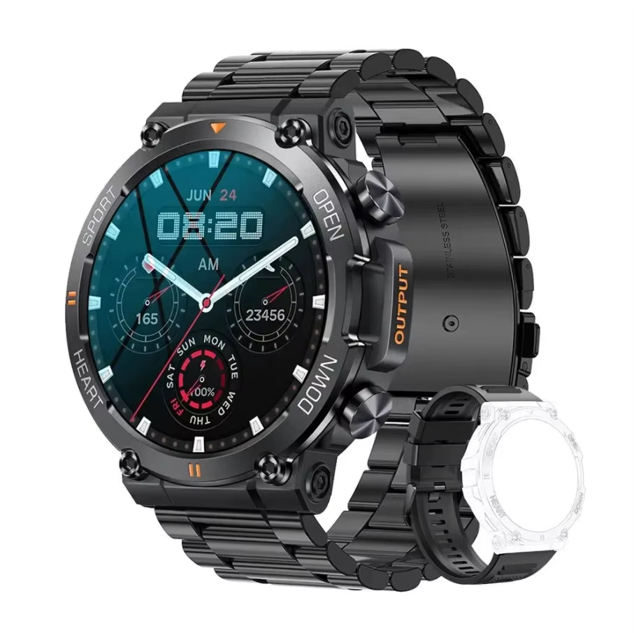 K56Pro Smart Watch – 1.39” HD Display, Heart Rate Monitor, Bluetooth Calling, 400mAh Long Battery Life, Multiple Sport Modes
