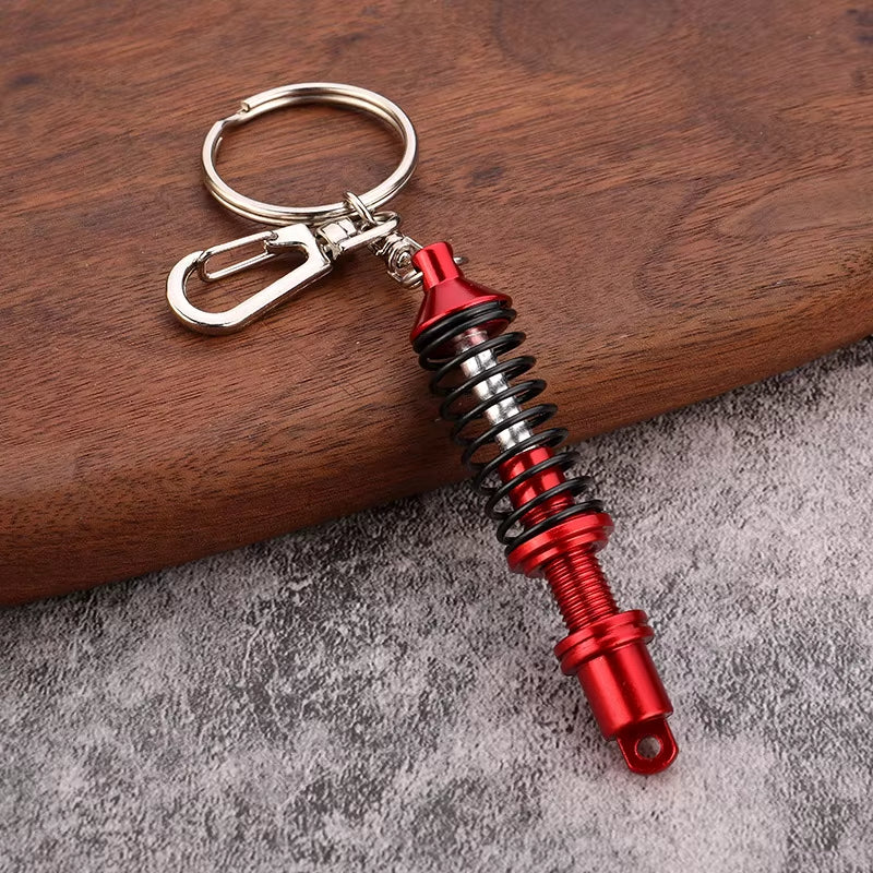 Gearhead's Passion Keychain – Turbo Gearbox & Brake Disc Design, Premium Zinc Alloy, Car Enthusiast's Must-Have Accessory