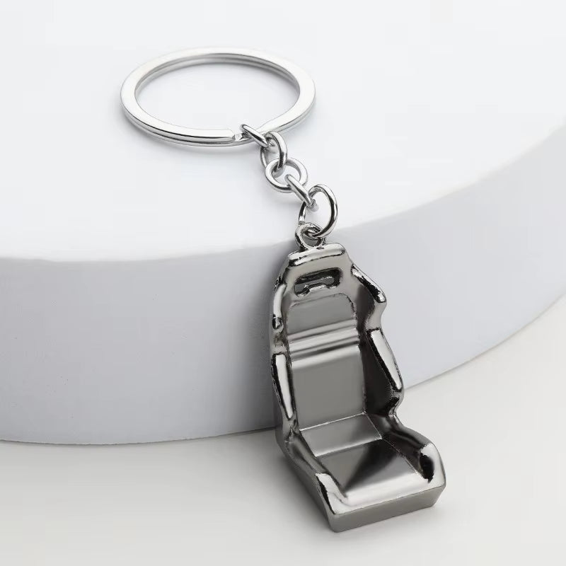 Gearhead's Passion Keychain – Turbo Gearbox & Brake Disc Design, Premium Zinc Alloy, Car Enthusiast's Must-Have Accessory