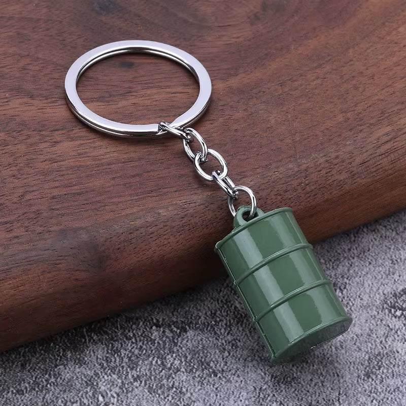 Gearhead's Passion Keychain – Turbo Gearbox & Brake Disc Design, Premium Zinc Alloy, Car Enthusiast's Must-Have Accessory