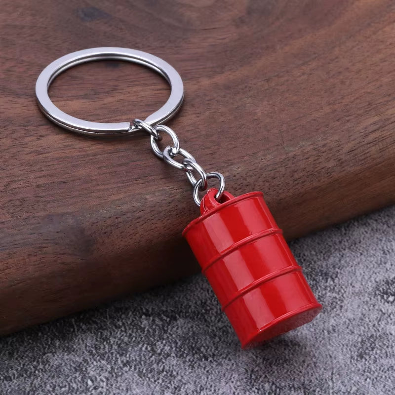 Gearhead's Passion Keychain – Turbo Gearbox & Brake Disc Design, Premium Zinc Alloy, Car Enthusiast's Must-Have Accessory