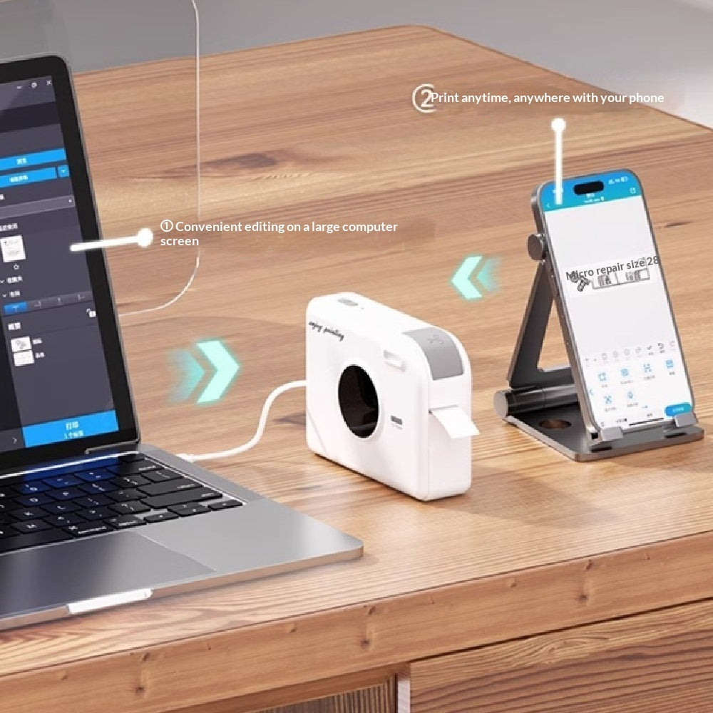 Phomemo A30 Wireless Label Printer – Portable Thermal Sticker & Ribbon Maker