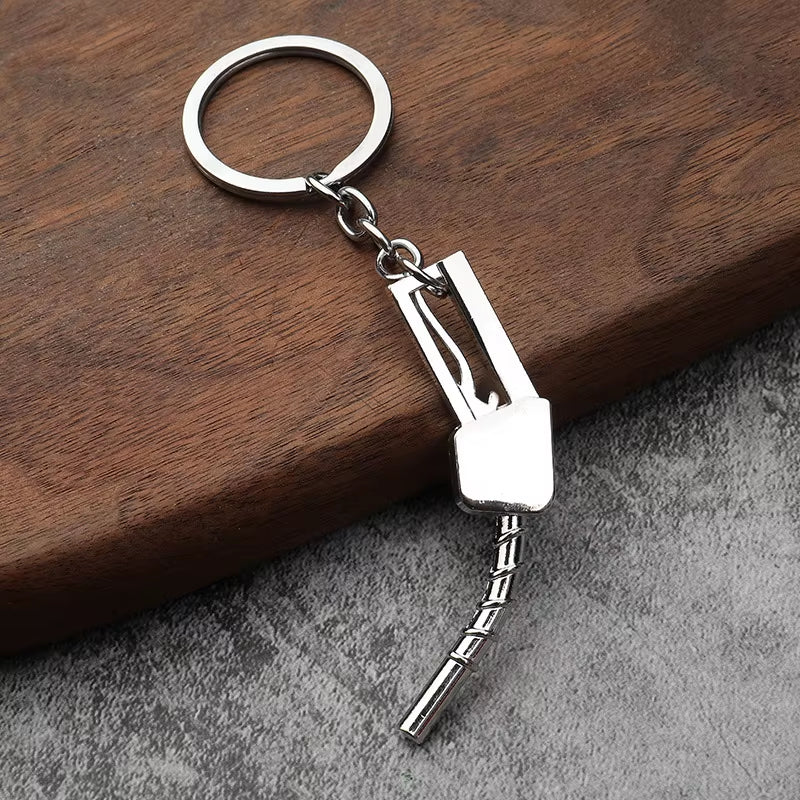 Gearhead's Passion Keychain – Turbo Gearbox & Brake Disc Design, Premium Zinc Alloy, Car Enthusiast's Must-Have Accessory