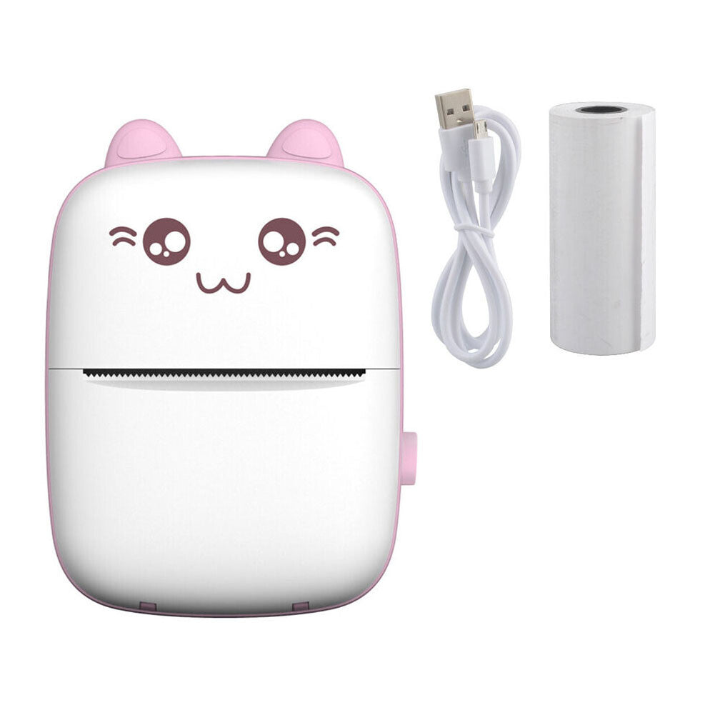 Portable Mini Thermal Printer – Pocket Photo Printer, Wireless Bluetooth Printing