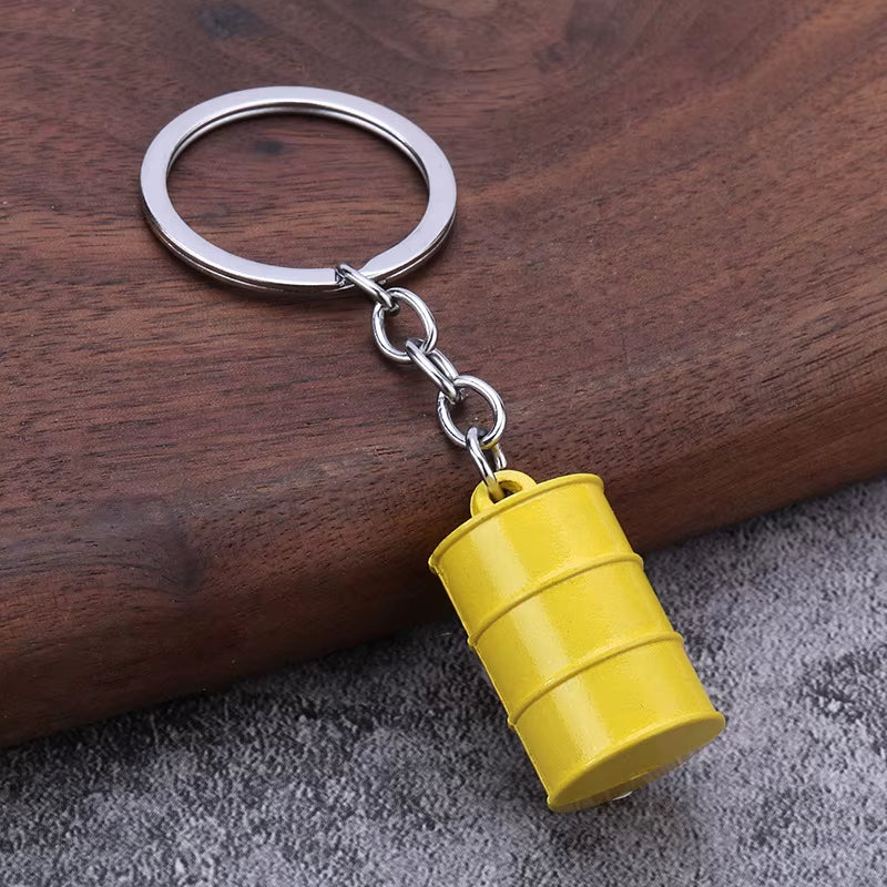 Gearhead's Passion Keychain – Turbo Gearbox & Brake Disc Design, Premium Zinc Alloy, Car Enthusiast's Must-Have Accessory