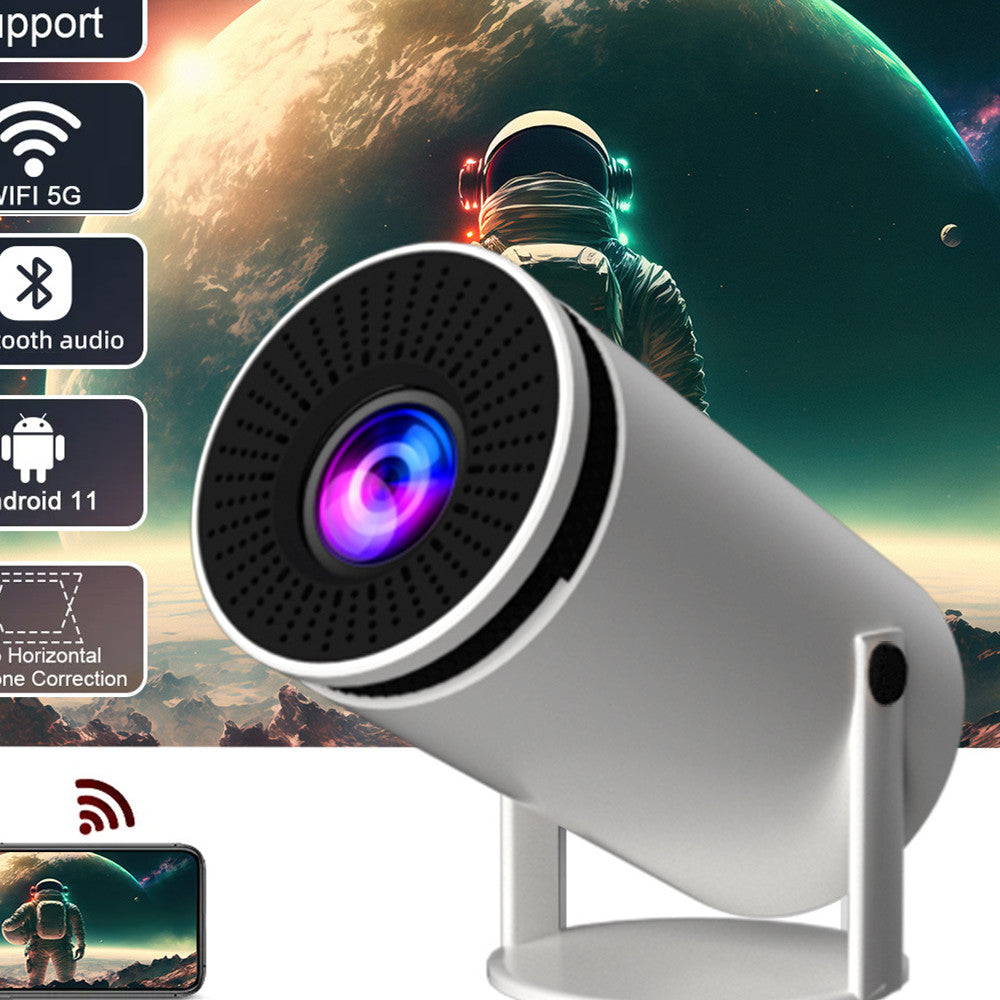 HY300 Smart Mini Projector – Portable HD Home Theater | AnzhuoHD by Barrel Machine