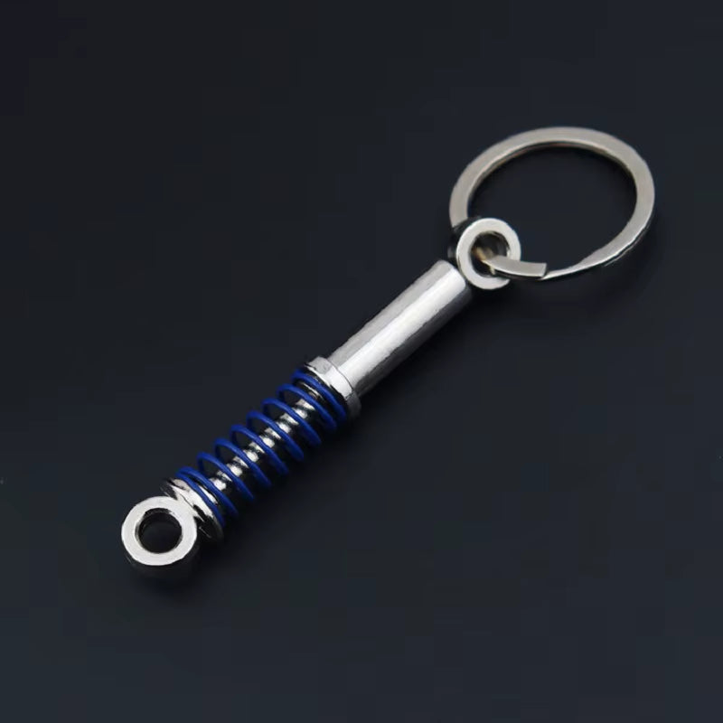 Gearhead's Passion Keychain – Turbo Gearbox & Brake Disc Design, Premium Zinc Alloy, Car Enthusiast's Must-Have Accessory