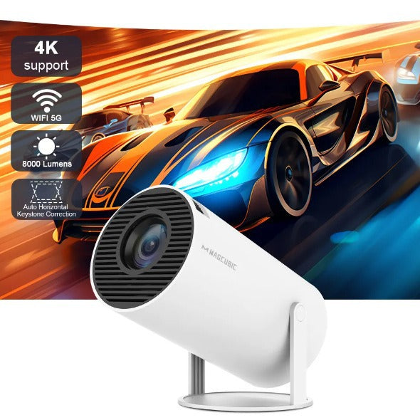 HY300 Smart Mini Projector – Portable HD Home Theater | AnzhuoHD by Barrel Machine